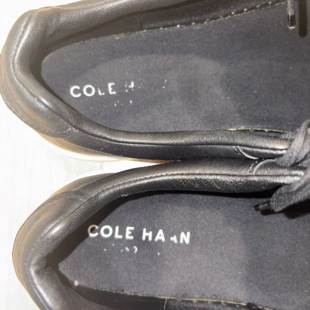 Cole Haan Grand Crosscourt Traveler Sneaker Shoes 9.5M Leather Black